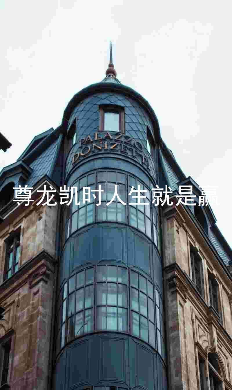 尊龙凯时人生就是赢