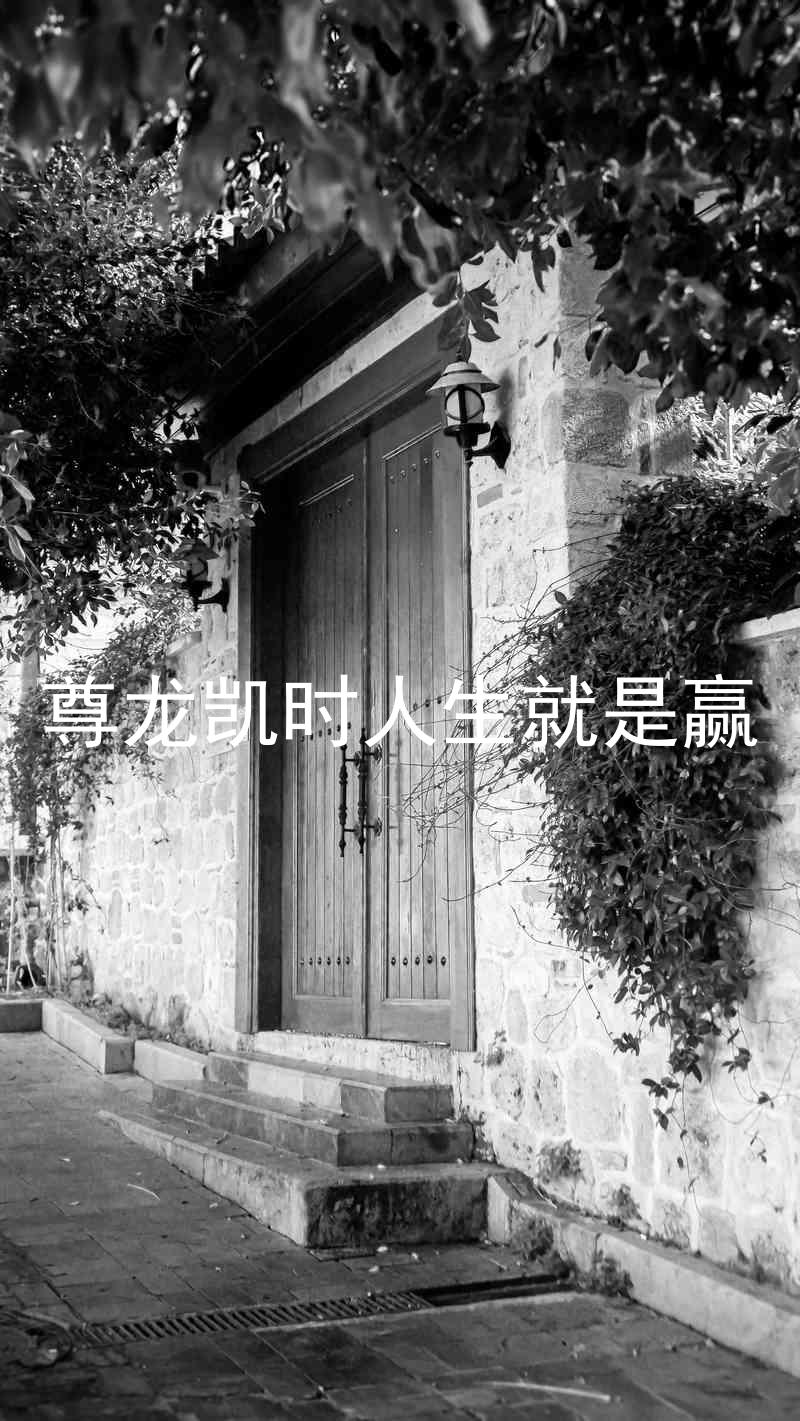尊龙凯时人生就是赢